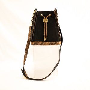 Black and Animal Print Bag Shoulder bag